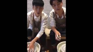 [1080P] 160725 孟文 (Mengwen) 孟瑞 (Mengrui) , 王博文 (Wangbowen) on 美拍 Meipai APP