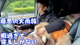 【大雨旅】大雨の中旅に出たら凄くつまらなかったけど今のあーちゃんにはむしろちょうど良かった