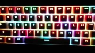 Obins Anne 60% PRO RGB mechanical keyboard, unbox, test led mode