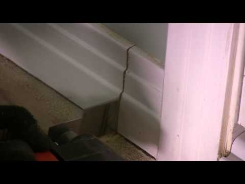 Cutting Baseboard Cutting Baseboard