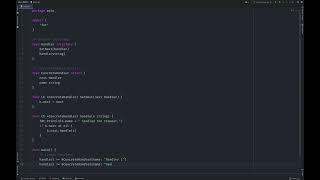 Golang Chain of Responsibility pattern && NoTalk