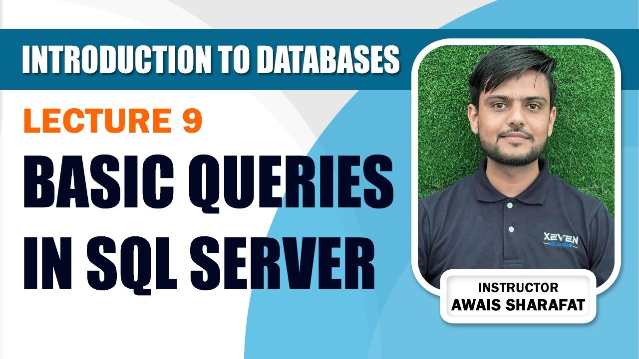 Lecture 9 Sql Queries Youtube