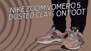 Nike Zoom Vomero 5 Dusted Clay On Foot | Detailed Look