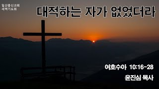 일산충신교회 새벽기도회 _ 윤진심 목사 (20250116)