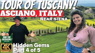 Asciano, Italy near Siena | Tour of Tuscany