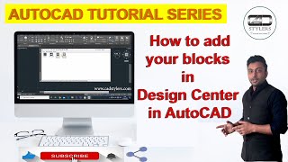 How to add cad blocks in design center in AutoCAD I AutoCAD Mechanical Engineering tutorials