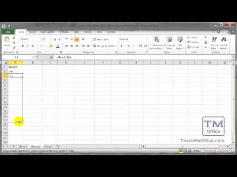 Excel - Link Data Between Worksheets in a Workbook in Excel Excel - Link Data Between Worksheets in a Workbook in Excel