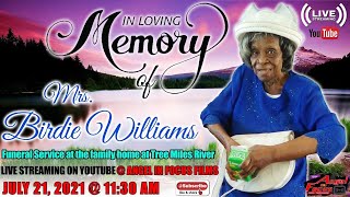 Mrs. Birdie Williams Funeral Service