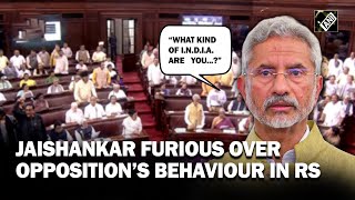 “Sorry state of affairs…” EAM Jaishankar lashes out at ‘INDIA’ as his speech gets disrupted in RS