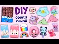 12 DIY KAWAII OBJETS - FOURNITURES SCOLAIRES KAWAII - ARTISANAT EN PAPIER ET PLUS ENCORE... #diy