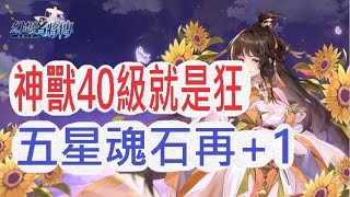 【幻想名將傳】神獸40級就是狂!五星魂石再+1啦!