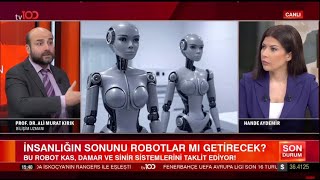 tv100 | Prof.Dr. Ali Murat Kırık | İnsana en yakın robot tanıtıldı! Kas, damar ve sinir sistemi var!