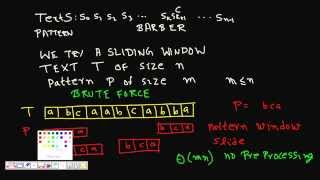 Programming Interview: String matching Boyer Moore's and Horspool Algorithm