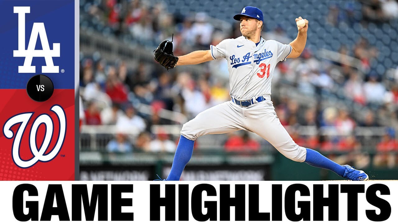 Dodgers Vs. Nationals Game Highlights (5/23/22) | MLB Highlights - YouTube