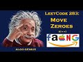 LeetCode 283: Move Zeroes C++ In Plain English (Cisco Interview)