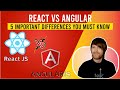 React Vs. Angular | 5 Most Important Differences You Must Know