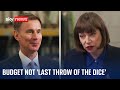 In full: Chancellor Jeremy Hunt speaks to political editor Beth Rigby about Budget 2024