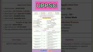 uppsc homeopathic medical officer vacancy 2023 #uppsc2023 #uppschomeopathic #rojgarhome