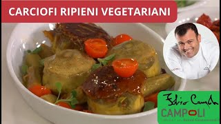 How to make stuffed artichokes - Easy vegetarian recipe tutorial with @fabiocampoli