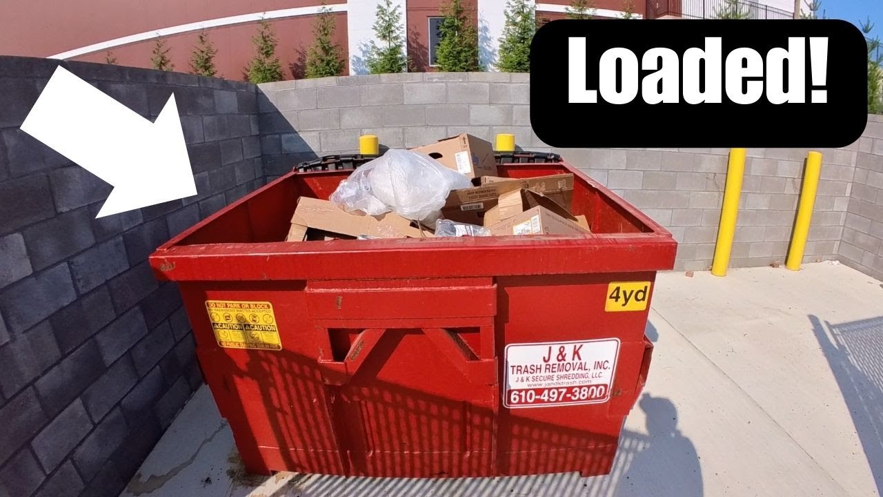 Dumpster Diving At Dollar General Youtube