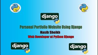 Build a Personal Portfolio Website Django(Home View)