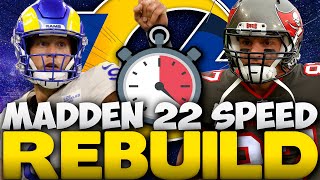 Los Angeles Rams Speed Rebuild Challenge! We Make The Greatest Defense Of All Time! Madden 22