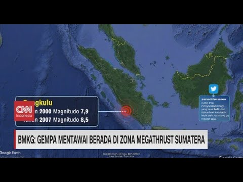 BMKG: Gempa Mentawai Berada Di Zona Megathrust Sumatera - YouTube