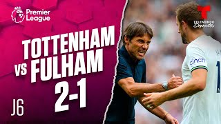 Highlights & Goals: Tottenham vs. Fulham 2-1 | Premier League | Telemundo Deportes
