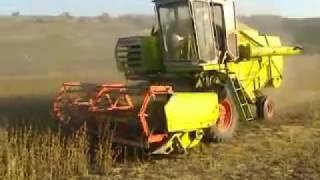 Claas Consul Уборка Сої