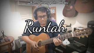 Instrumen Gitar Viral Tiktok Runtah Cover By Wachidzmusica