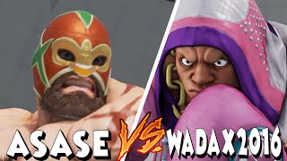 asase「zangief」 vs wadax2016「balrog」Ranked