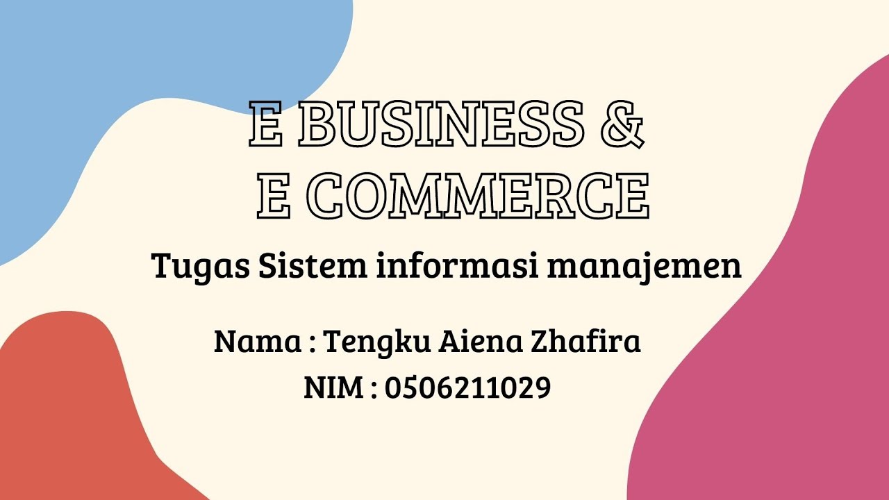 Perbedaan E Commerce Dengan E Business Beserta 7 Jenis Kategori E ...