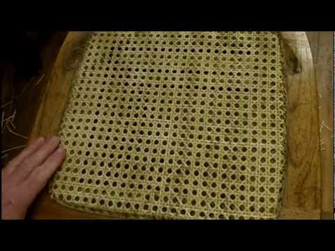 How to Install A Pressed Cane Seat Using Cane Webbing Mesh How to Install A Pressed Cane Seat Using Cane Webbing Mesh
