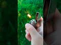 zippo soft flame insert test in light breeze shorts