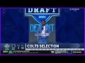 #Colts draft Texas WR Adonai Mitchell 52nd overall