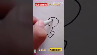 How to Draw a Cute Turtle 😍, #shortvideo, #short