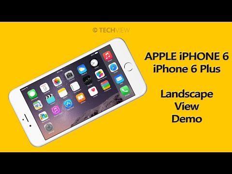 iPhone 6 / iPhone 6 Plus Landscape Mode iPhone 6 / iPhone 6 Plus Landscape Mode