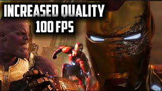 iron-Man vs thanos/Avengers: Infinity war fight scene/Increased quality 100FPS