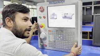 CNC Haas simulator power on | DEBUG |dimensions change,| Offset | graph check|new prog how do