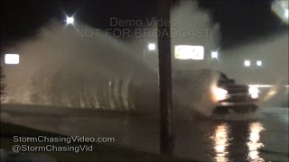 Severe Squall Line Hits York, PA - 2/24/2016