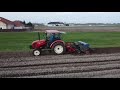 seeding oats and spreading fertilizer on a small polish farm by ursus 330 u0026 zetor 5321