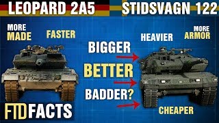 The Differences Between the STRIDSVAGN 122 and the LEOPARD 2A5 Battle Tanks