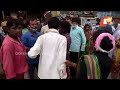 people angry over not being offered food during bjd rally in mayurbhanj