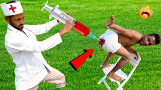 Must Watch New Funny Video 2022 Injection Wala Comedy Video Doctor Funny Video E-28 #FunComedyLtd