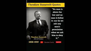Theodore Roosevelt Quotes - A Collection of Inspirational Thoughts #shorts #quotescurio