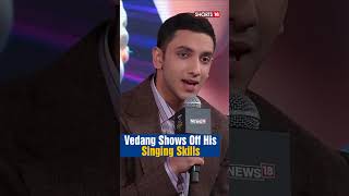 Actor Vedang Raina Shows Off His Singing Skills At Rising Bharat | N18S | #shorts