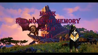 DDO U61 R10 Home of Memory Solo - Melee Monk Gameplay