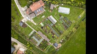 Beautiful vegetables, dramatic views: Charles explains his no dig intensive garden