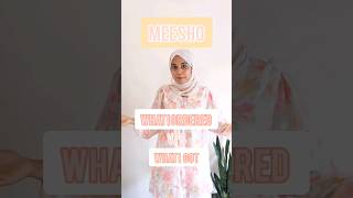 MEESHO FINDS✨ #shorts #youtube #fashion #meesho #haul #trending #youtubeshorts #dress #ootd #hijab