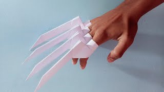 How to Make X-men Wolverine Claws Out of Paper_ Paper Claws.